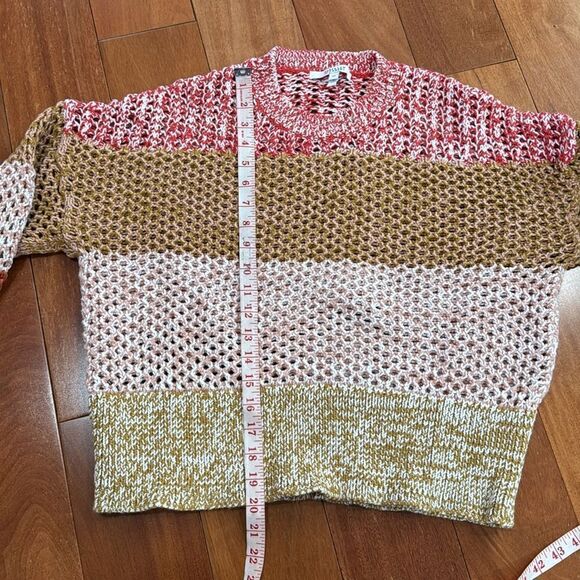 Derek Lam 10 Crosby Crew Neck Colorblock Sweater Sz SP - Picture 10 of 12